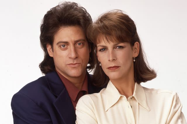 <p>ABC Photo Archives/Disney General Entertainment Content via Getty</p> Richard Lewis and Jamie Lee Curtis on 'Anything but Love'