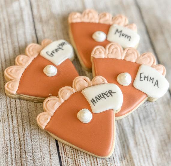5) Thanksgiving Cookie Place Card