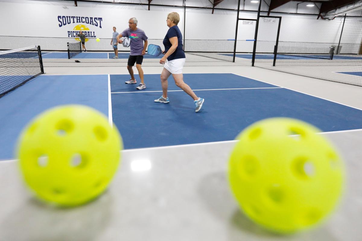 One of the only indoor pickleball courts in MA has opened right here