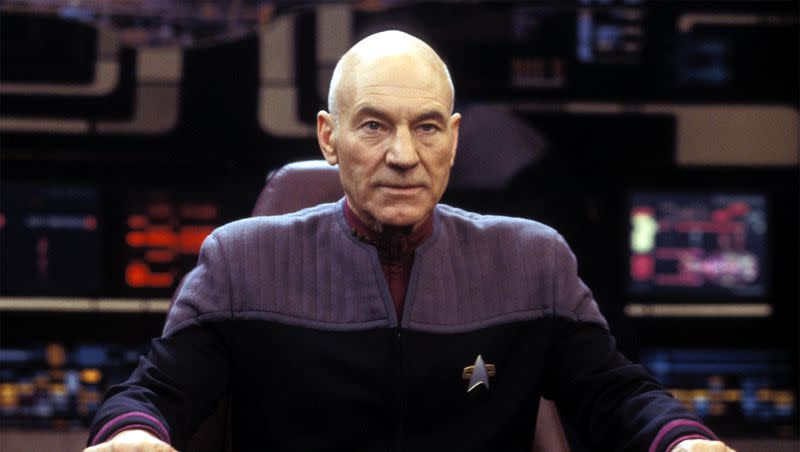 Patrick Stewart as Captain Jean-Luc Picard in “Star Trek Nemesis.”