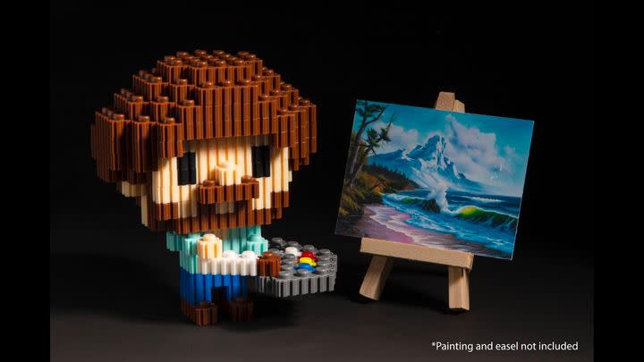 3-D Bob Ross Puzzle