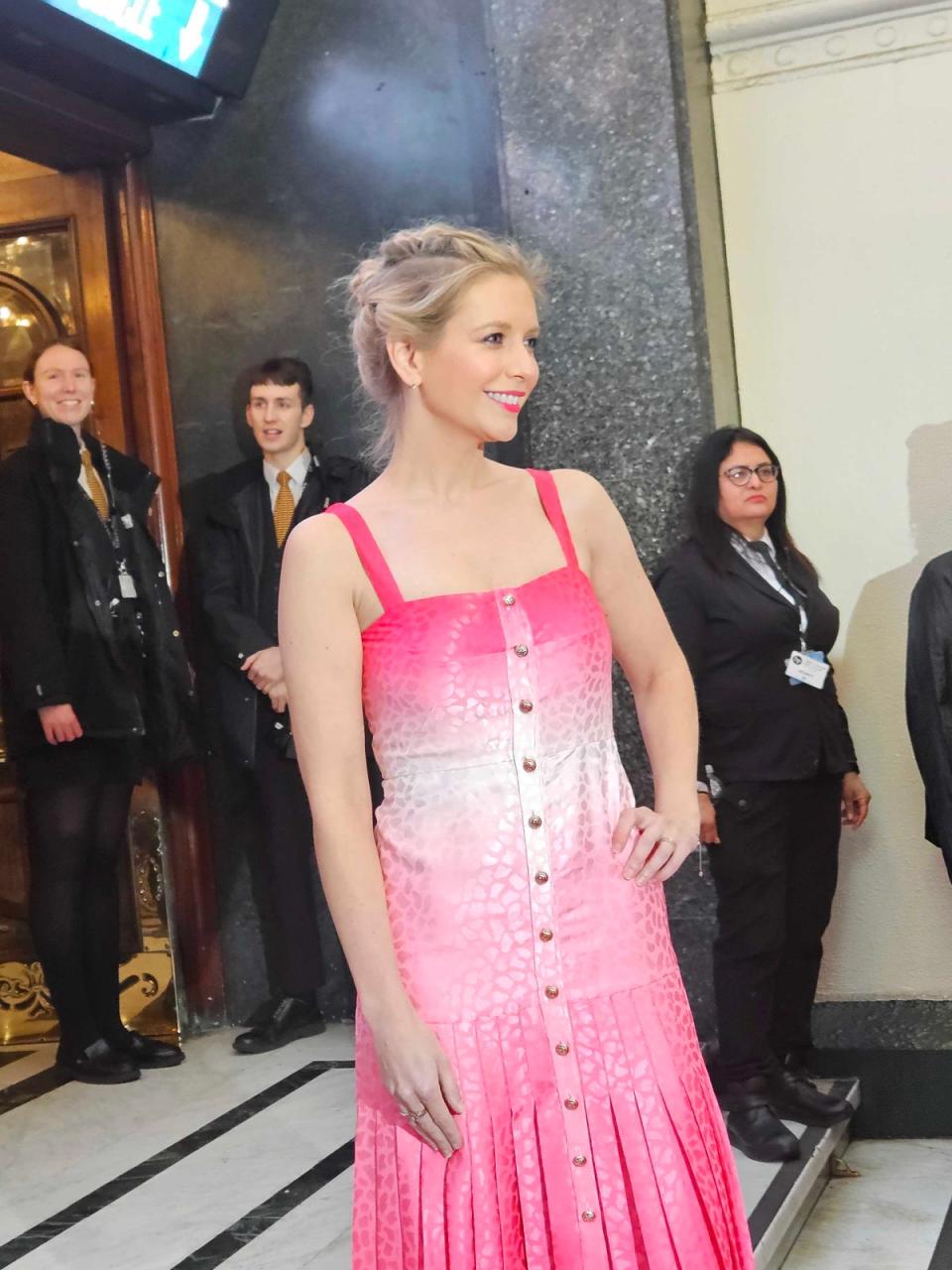 Countdown star Rachel Riley stepped out for the star-studded event (Tina Campbell/Evening Standard)