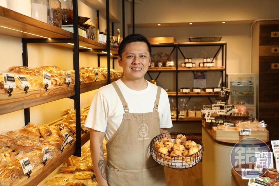 陳耀訓對麵包的想法很靈活，他勇於跨界合作，讓麵包有了全新品嘗方式。