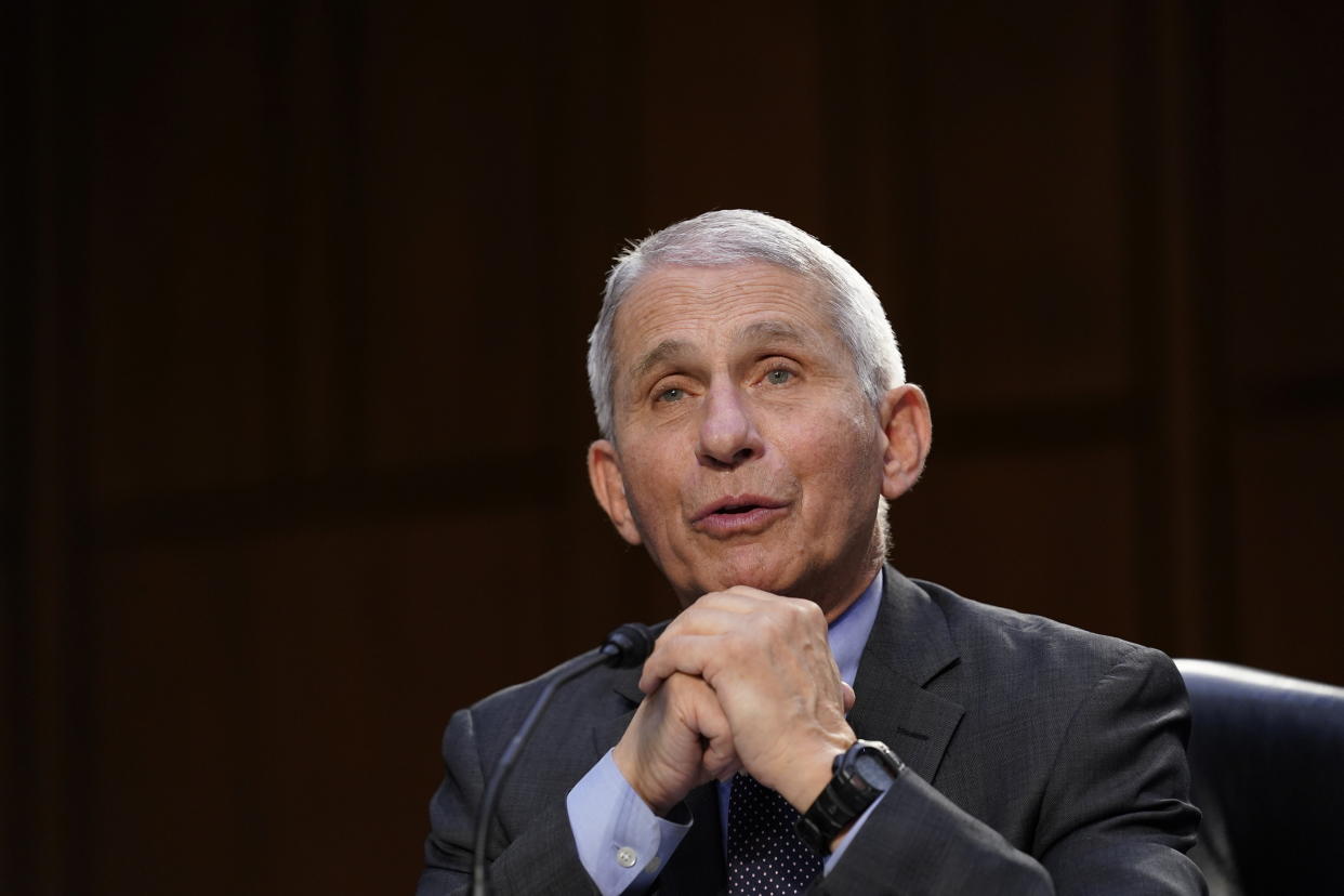 Fauci testifies.