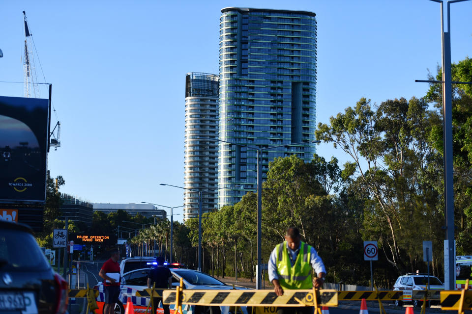 The NSW Government has ordered an urgent review of buildings at Sydney Olympic Park, after cracks appeared in some apartments at Opal Tower. Source: AAP