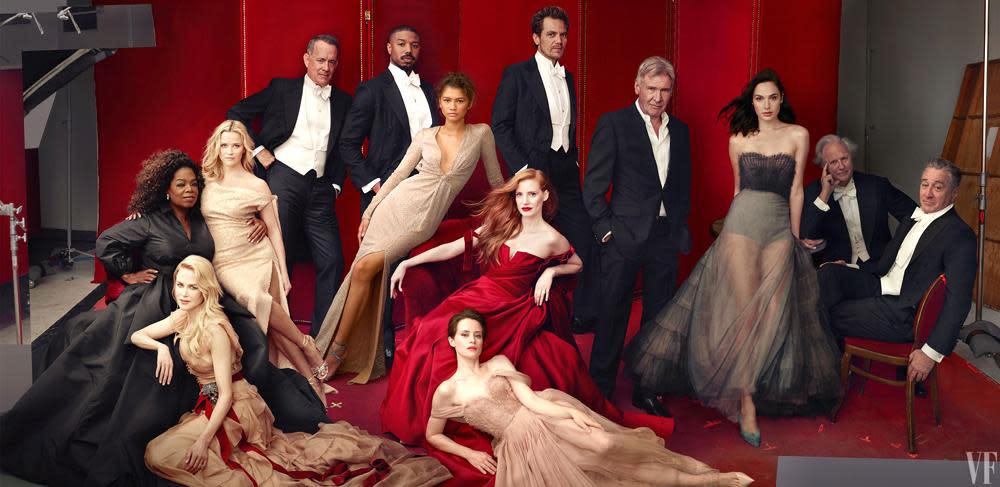 The Hollywood Issue cover. (Photo: Annie Liebovitz for Vanity Fair)