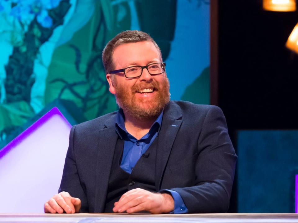 Boyle stars in the comedy series ‘Frankie Boyle’s New World Order’ for the BBC (BBC/Zeppotron/Endemol Shine UK/Brian J Ritchie)