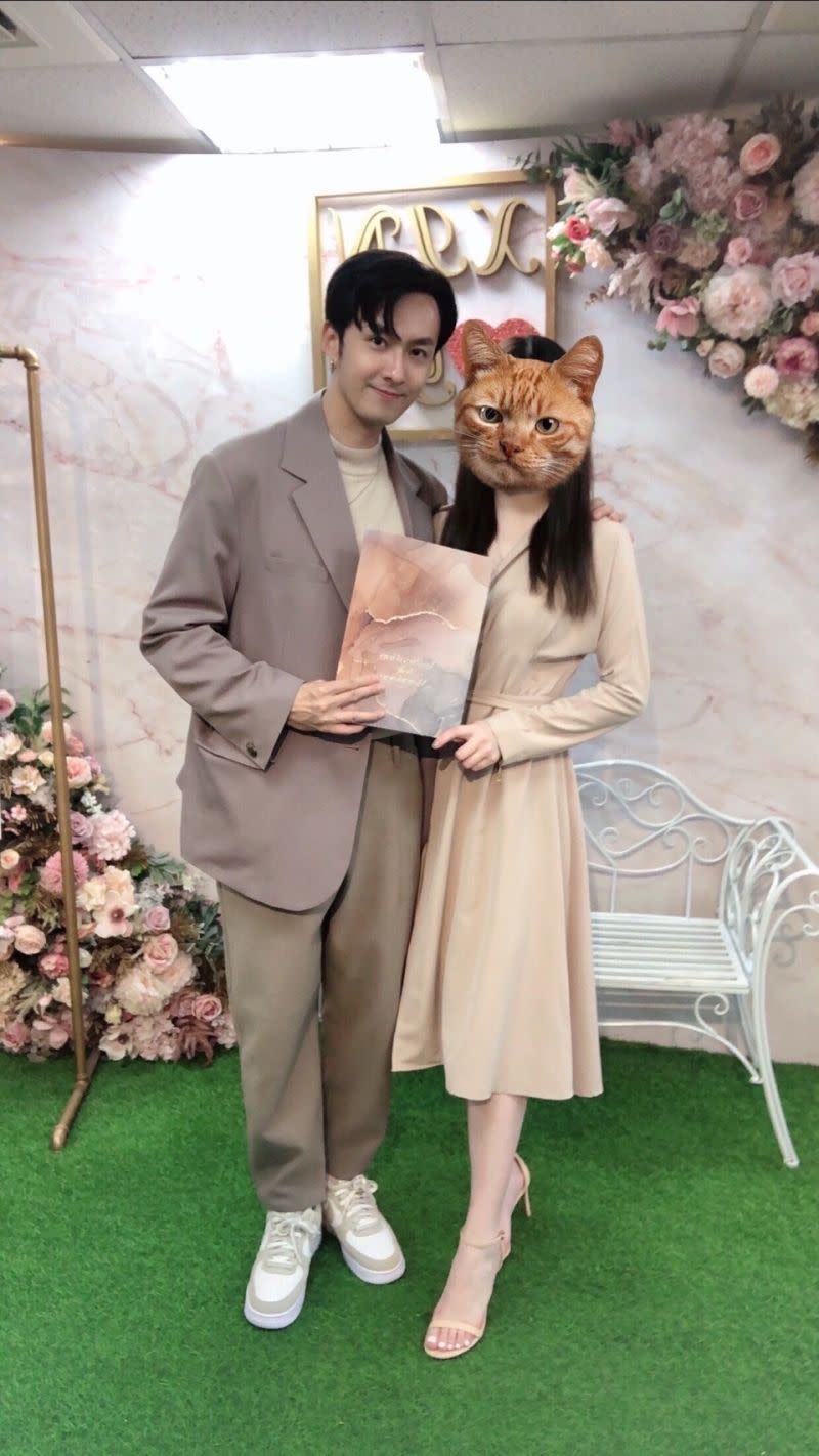 ▲張雁名情人節當天結婚。（圖／伊林提供）