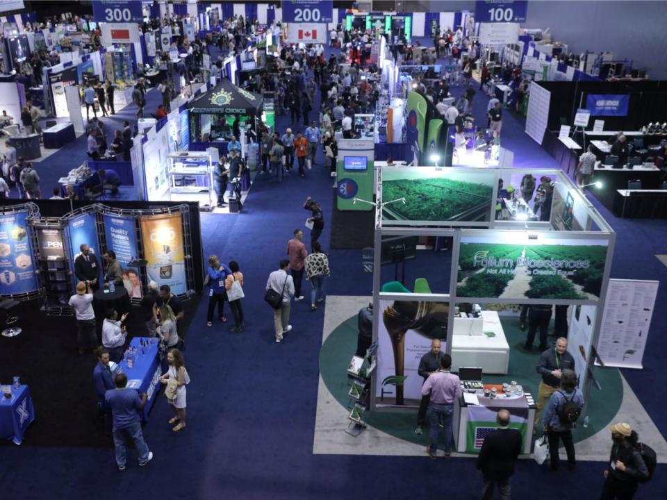 Thousands attended the the Cannabis World Congress in LA (Lucy Nicholson/Reuters)