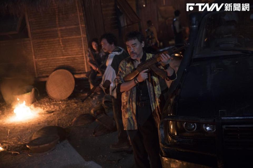 劉青雲在《掃毒3：人在天涯》中，飾演國際販毒集團的毒梟。（圖／華映娛樂提供）