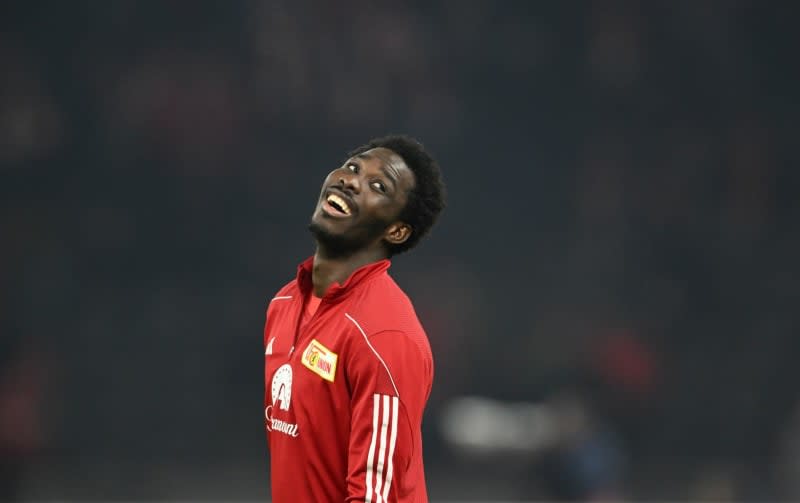 Union's David Datro Fofana reacts before the UEFA Champions League soccer match between 1. FC Union Berlin and Real Madrid. Union Berlin are set to lose another player in David Fofana who is about to return to parent club Chelsea, coach Nenad Bjelica said on 11 January Soeren Stache/dpa