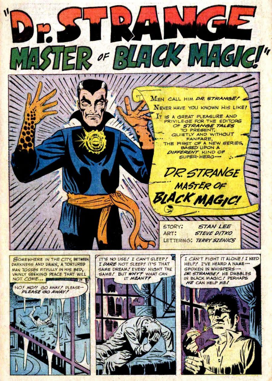 doctor strange ditko comic