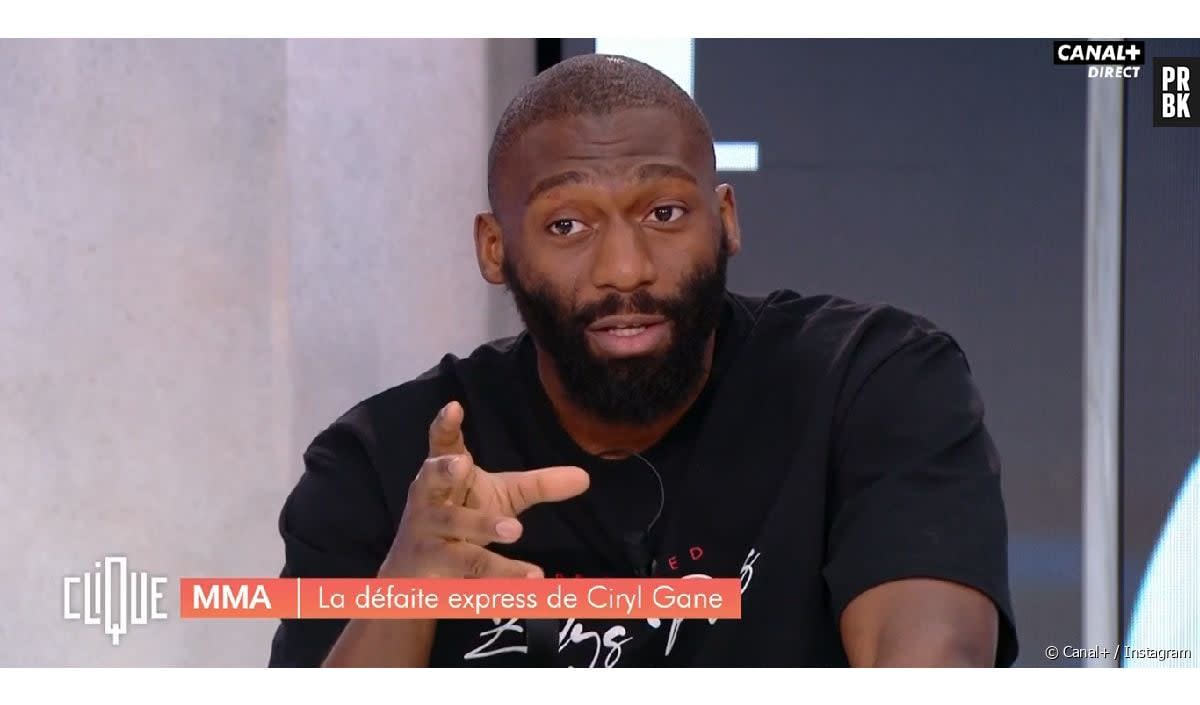 Cédric Doumbe parle de la défaite de Cyril Gane dans Clique. Le champion choisit de rejoindre le PFL plutôt que l'UFC et s'explique sur ce choix qui déçoit les fans. - Canal+ / Instagram