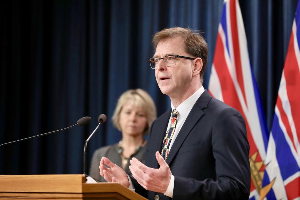 B.C. Health Minister Adrian Dix provides an update on COVID-19 preparations on March 23, 2020.