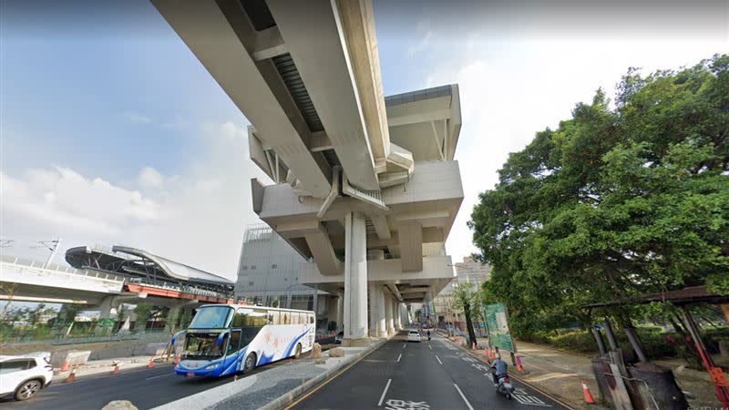 「松竹站」距離舊市區僅3～5分鐘，帶動新成屋交易攀升。（圖／翻攝自Google　Map）