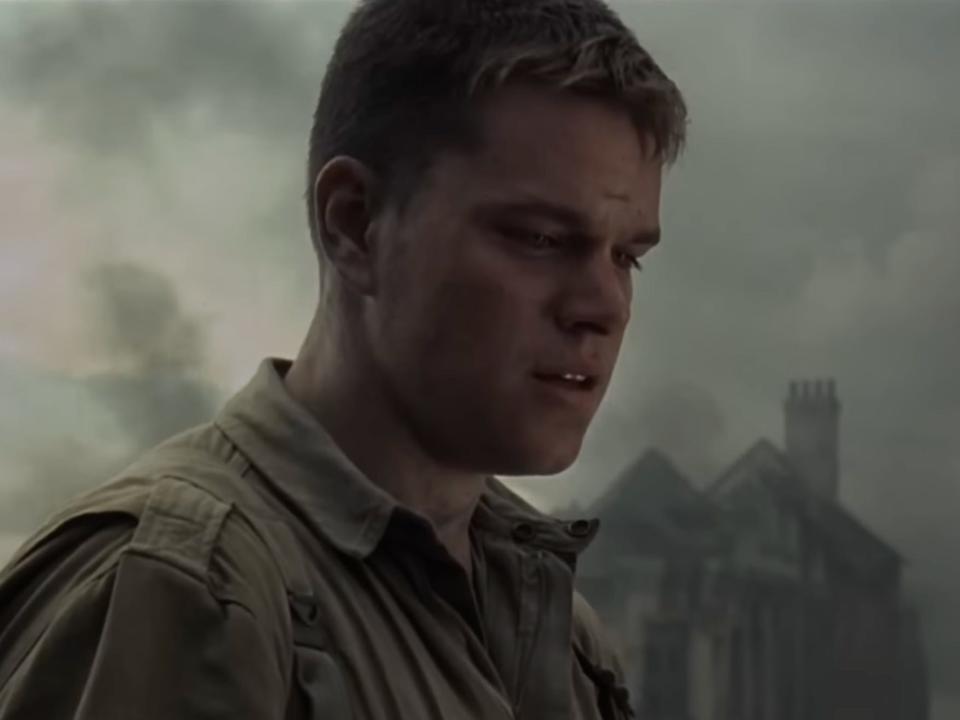 Matt Damon in "Saving Private Ryan" (1998).