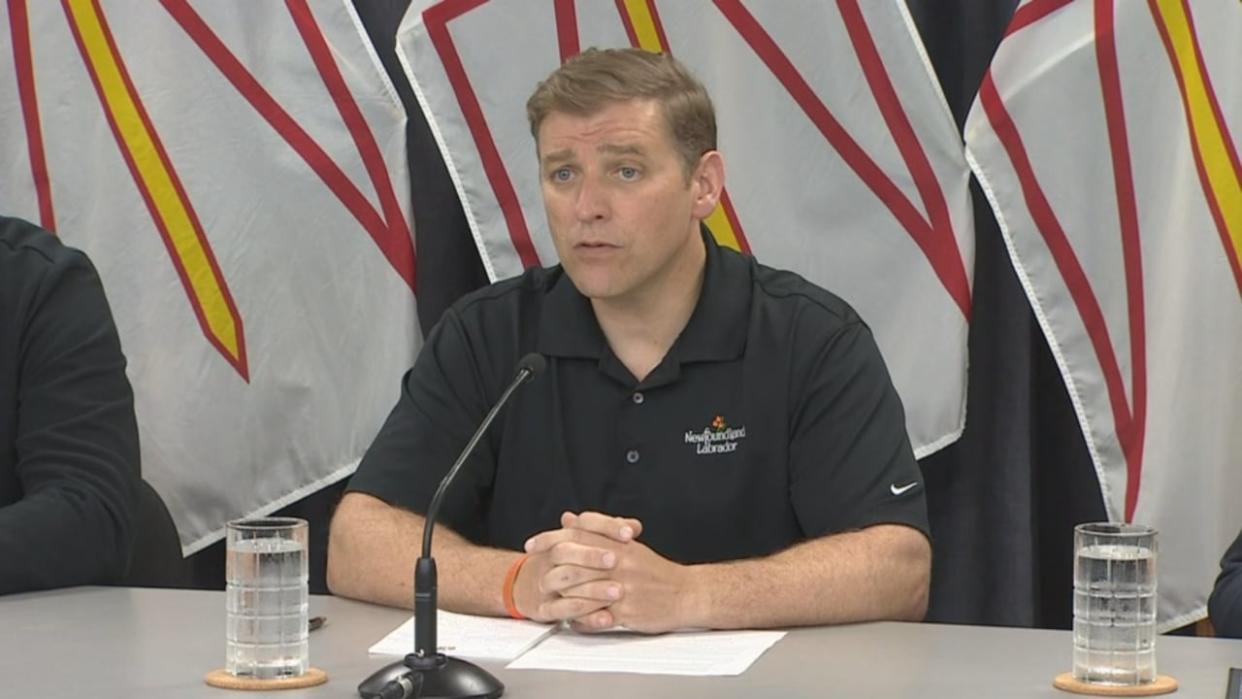 Premier Andrew Furey issued a fire ban for all of Newfoundland and parts of Labrador on Thursday. 