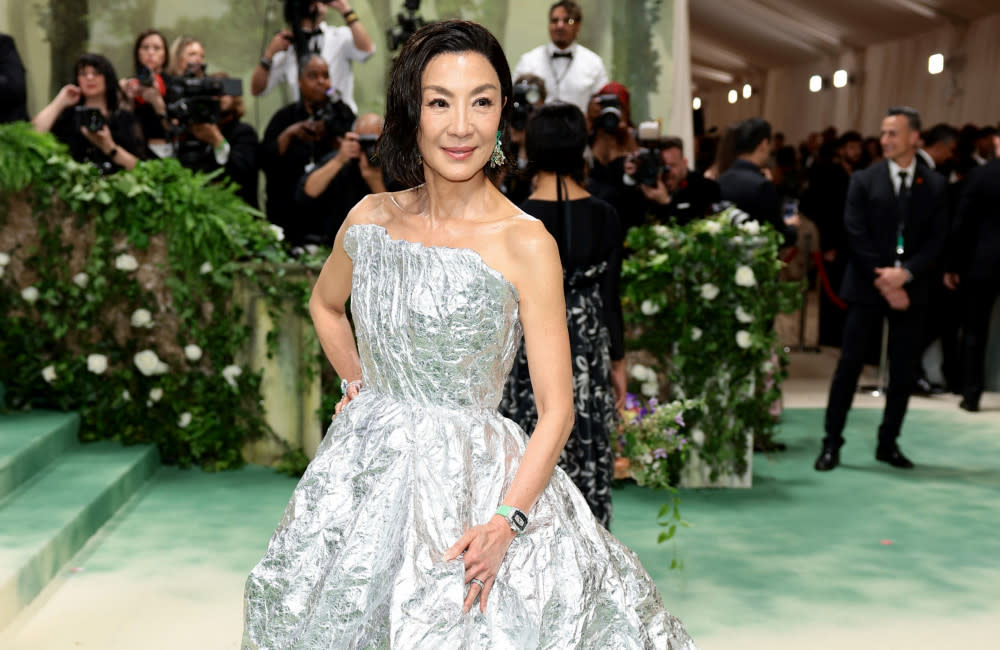 Michelle Yeoh showed off her new hairstyle at the Met Gala credit:Bang Showbiz