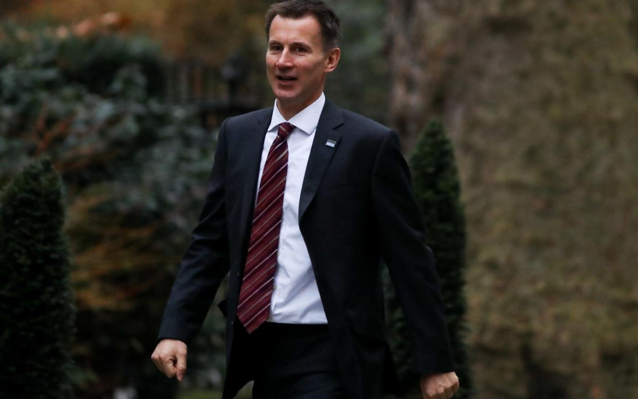 Jeremy Hunt, the Health secretary - Bloomberg