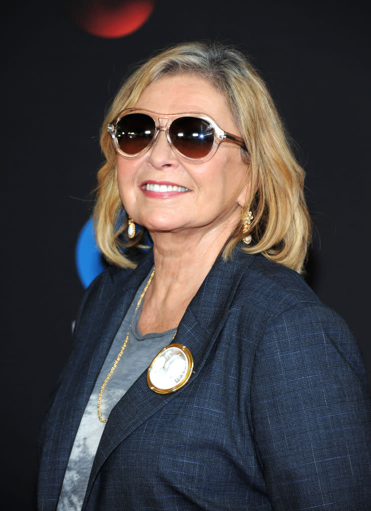 Roseanne Barr promotes her show on May 15, 2018 in New York City. (Photo: Desiree Navarro/WireImage)