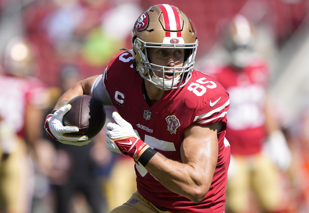 49ers place TE George Kittle on IR with calf injury - The San