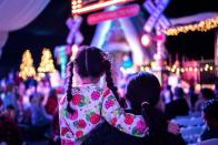 <p>In many areas you can see mesmerizing Christmas light shows via drive-thru. This ensures safe viewing and minimizes big crowds.</p><p><a class="link " href="https://blog.cheapism.com/christmas-light-displays/" rel="nofollow noopener" target="_blank" data-ylk="slk:FIND A LIGHT SHOW NEAR YOU;elm:context_link;itc:0;sec:content-canvas">FIND A LIGHT SHOW NEAR YOU</a></p>