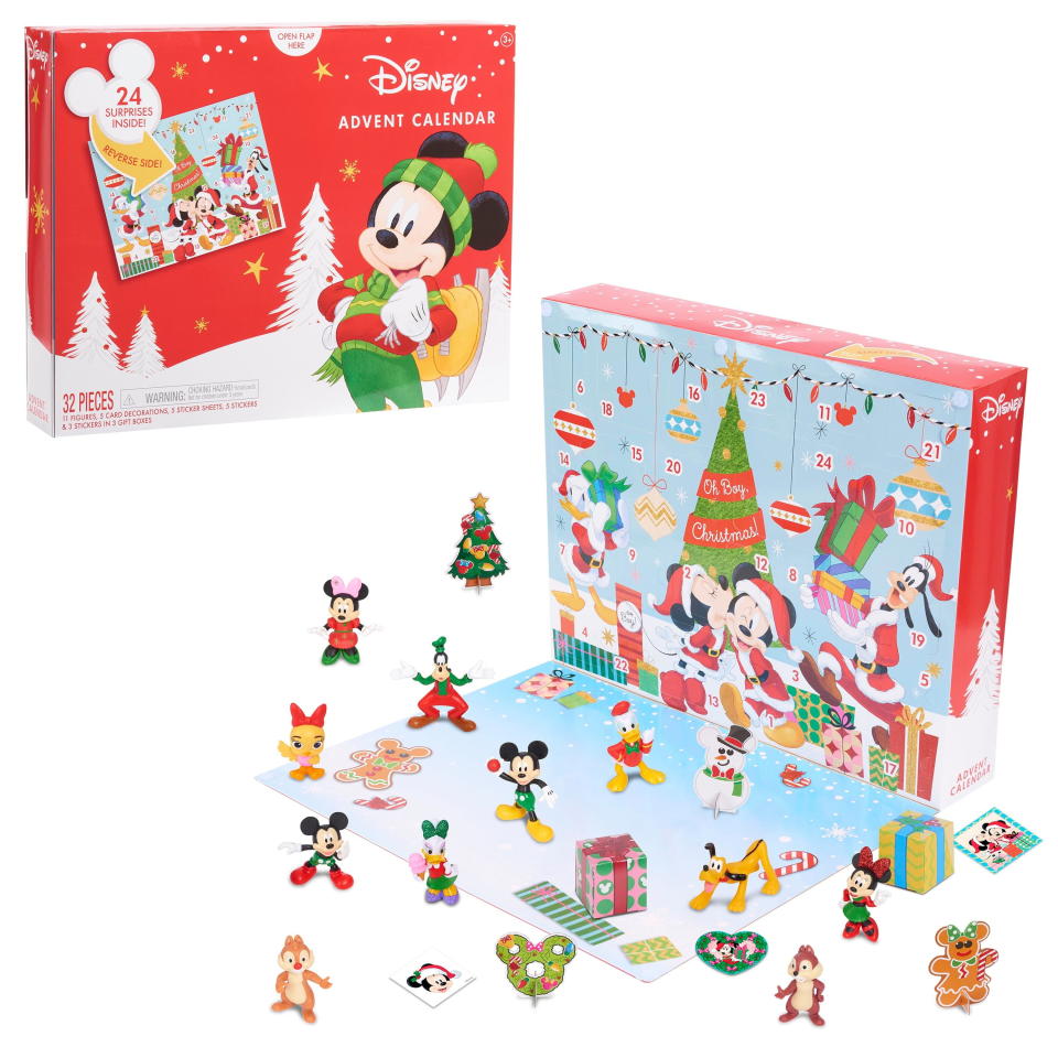 <p><a href="https://go.redirectingat.com?id=74968X1596630&url=https%3A%2F%2Fwww.walmart.com%2Fip%2FDisney-Classic-Advent-Calendar-32-pieces-figures-decorations-and-stickers%2F666402959&sref=https%3A%2F%2Fwww.womansday.com%2Frelationships%2Ffamily-friends%2Fg45562170%2Fbest-toy-avent-calendars%2F" rel="nofollow noopener" target="_blank" data-ylk="slk:Shop Now;elm:context_link;itc:0;sec:content-canvas" class="link ">Shop Now</a></p><p>Disney Classic Advent Calendar </p><p>walmart.com</p><p>$20.00</p><span class="copyright">Disney</span>