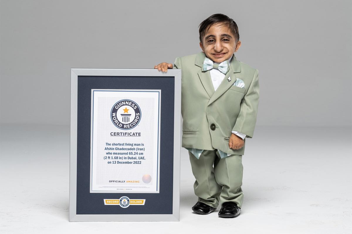 World's Shortest Man, Who's 20 and From Iran, Says Guinness World