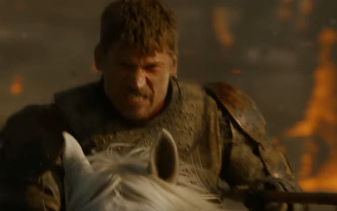 Nikolaj Coster-Waldau as Jaime in the latest Game of Thrones trailer  - Credit: HBO