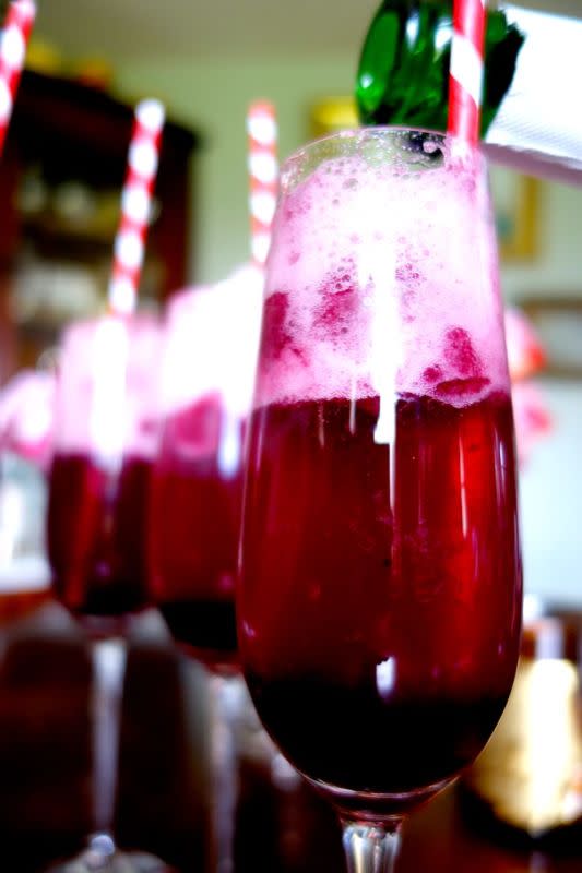 <p>The Londoner</p><p>This cocktail made with a red liqueur, red sorbet and lots of bubbles.</p><p><strong>Get The Recipe: <a href="https://www.thelondoner.me/2013/11/santas-little-helpers-cocktail-recipe.html" rel="nofollow noopener" target="_blank" data-ylk="slk:Santas Little Helpers;elm:context_link;itc:0;sec:content-canvas" class="link rapid-noclick-resp">Santas Little Helpers</a></strong></p>