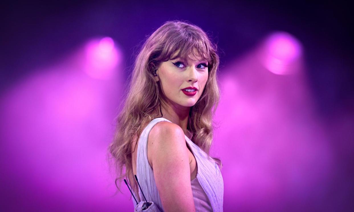 <span>Taylor Swift pictured performing in London on 15 August. She has endorsed Kamala Harris following the US presidential debate.</span><span>Photograph: Gareth Cattermole/TAS24/Getty Images for TAS Rights Management</span>