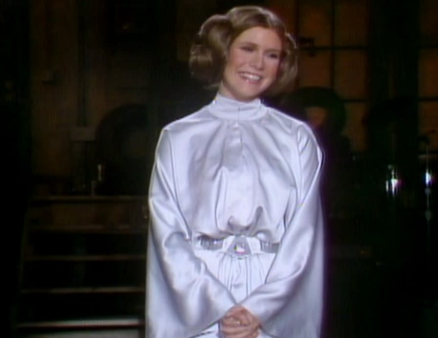 Carrie Fisher’s “SNL” performance from the ’70s is available online, and as expected, it’s magical