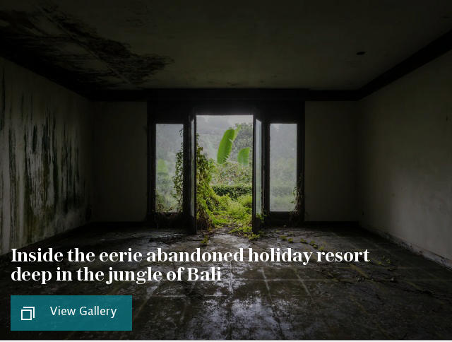 Inside the eerie abandoned holiday resort deep in the jungle of Bali