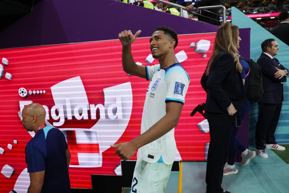 Bellingham lit up the win over Senegal (The FA via Getty Images)