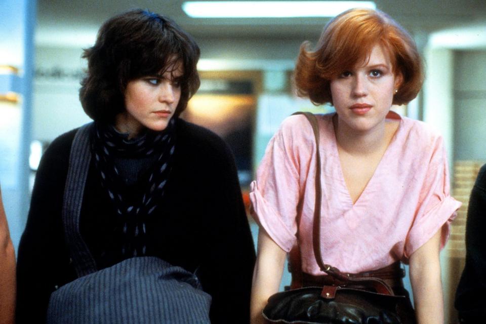 Ally Sheedy And Molly Ringwald In 'The Breakfast Club'