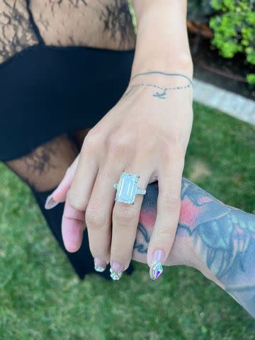 <p>Will Halcomb</p> Noella Bergener's engagement ring