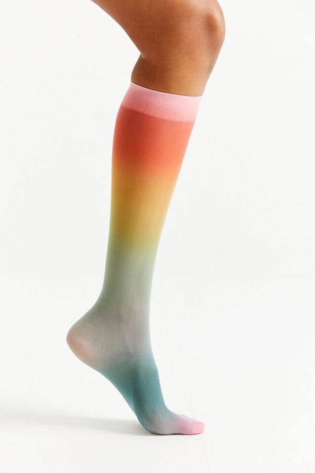 Hysteria By Happy Socks Mia Print Knee High Sock