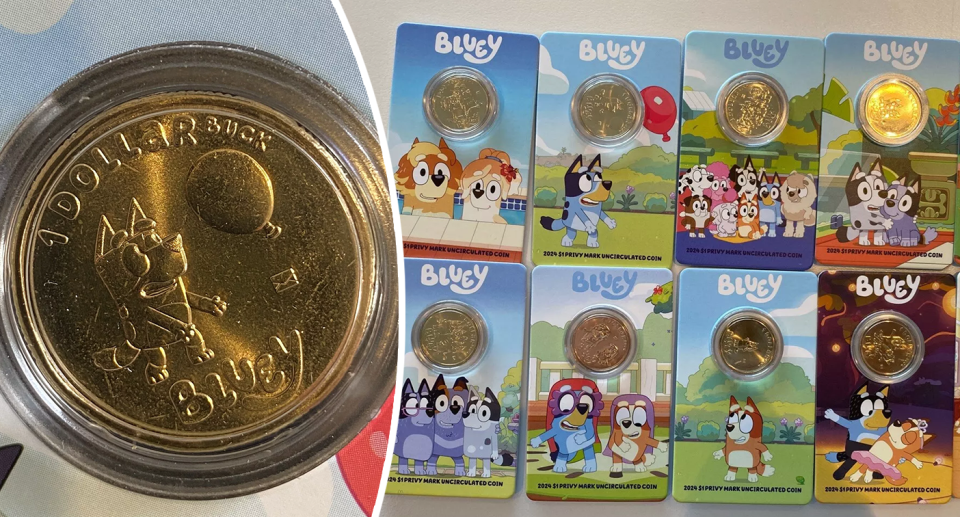 Australia Post Bluey coins