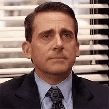 Michael scott sadly nodding on the office