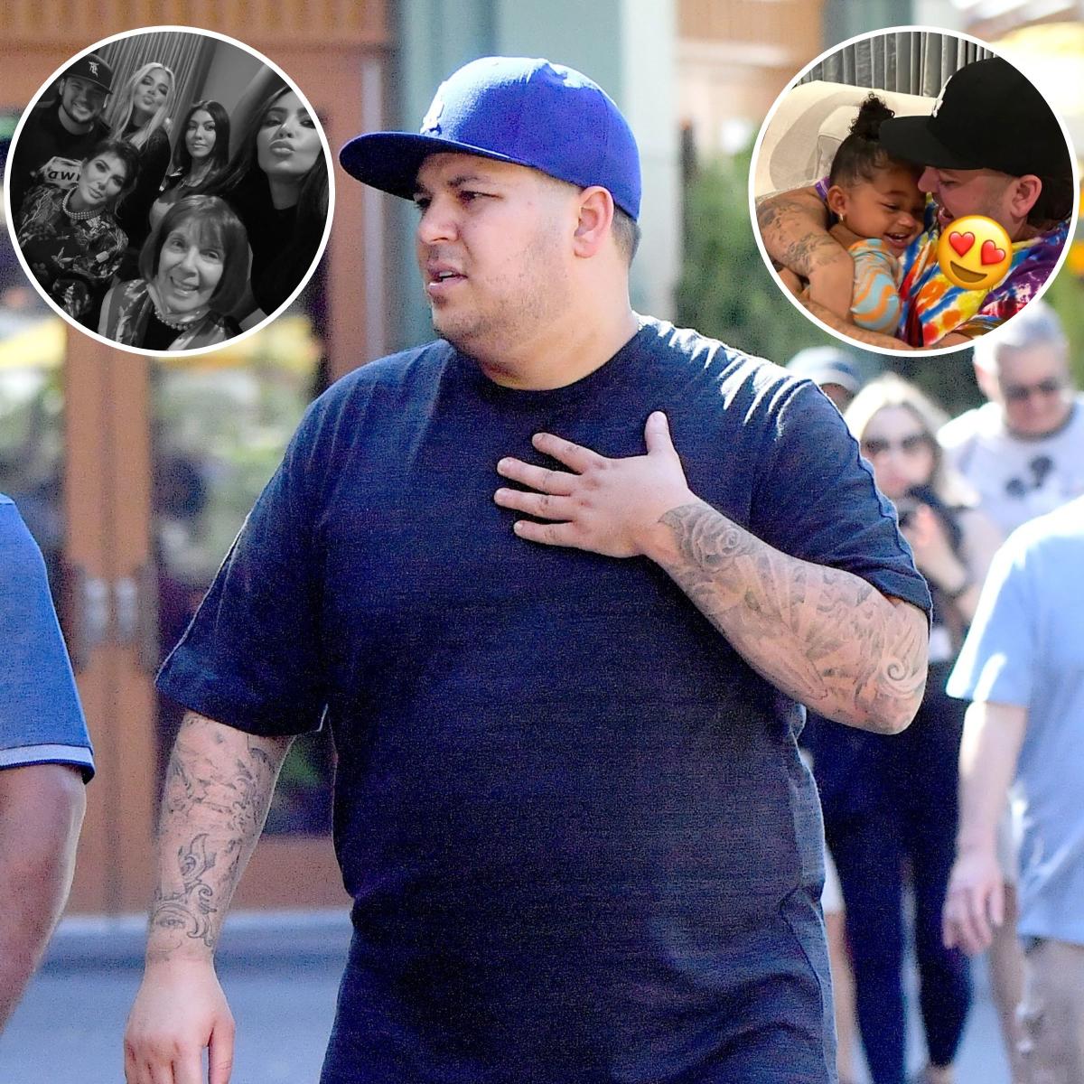 See What Rob Kardashian Looks Like Now in Rare Family Photo