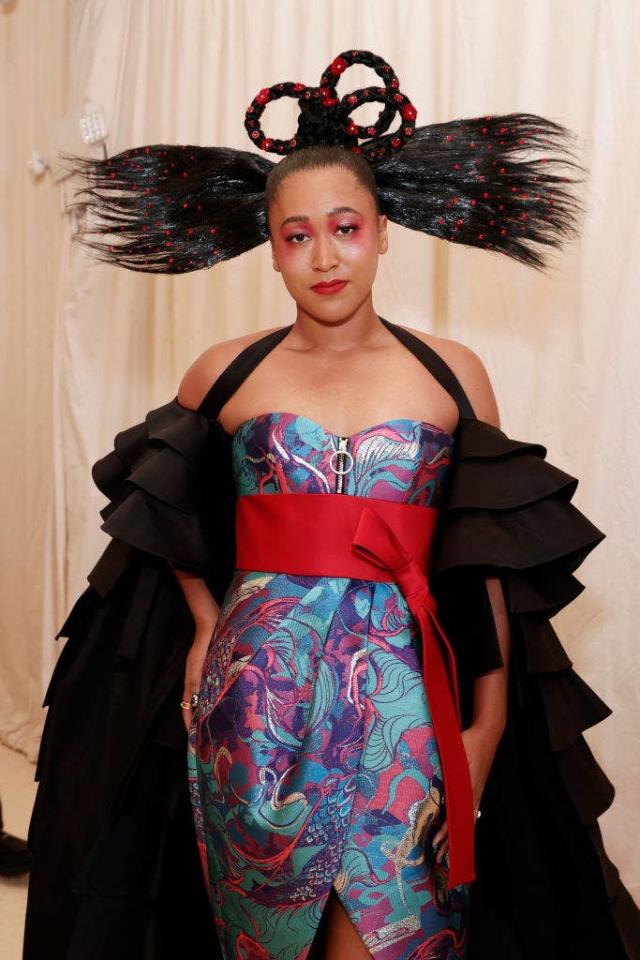 Naomi Osaka's Louis Vuitton Dress, Met Gala 2021