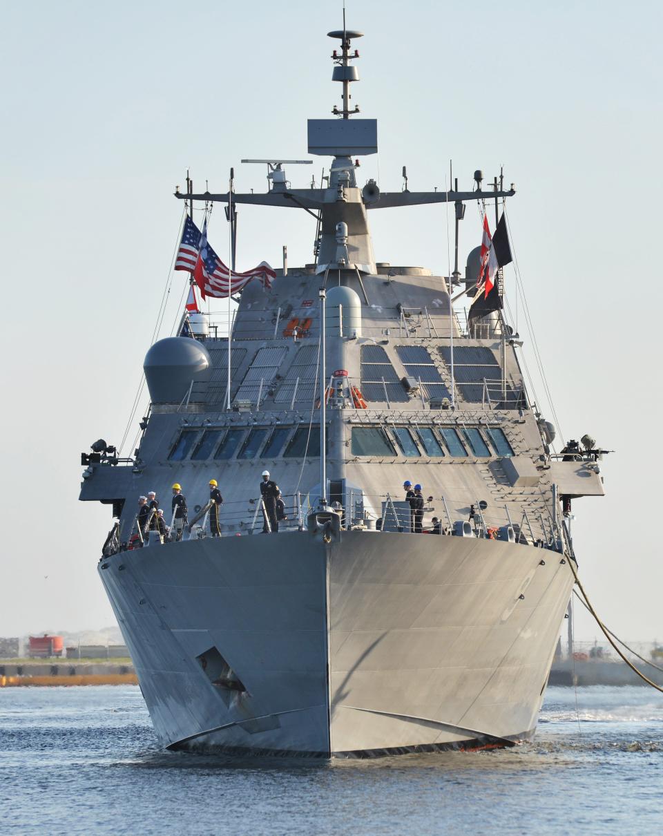 The USS Little Rock reached Naval Station Mayport in April 2018, four months after its commissioning as a U.S. Navy vessel.