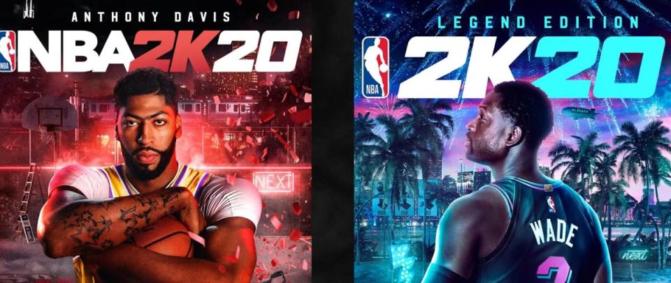 NBA 2K20 covers