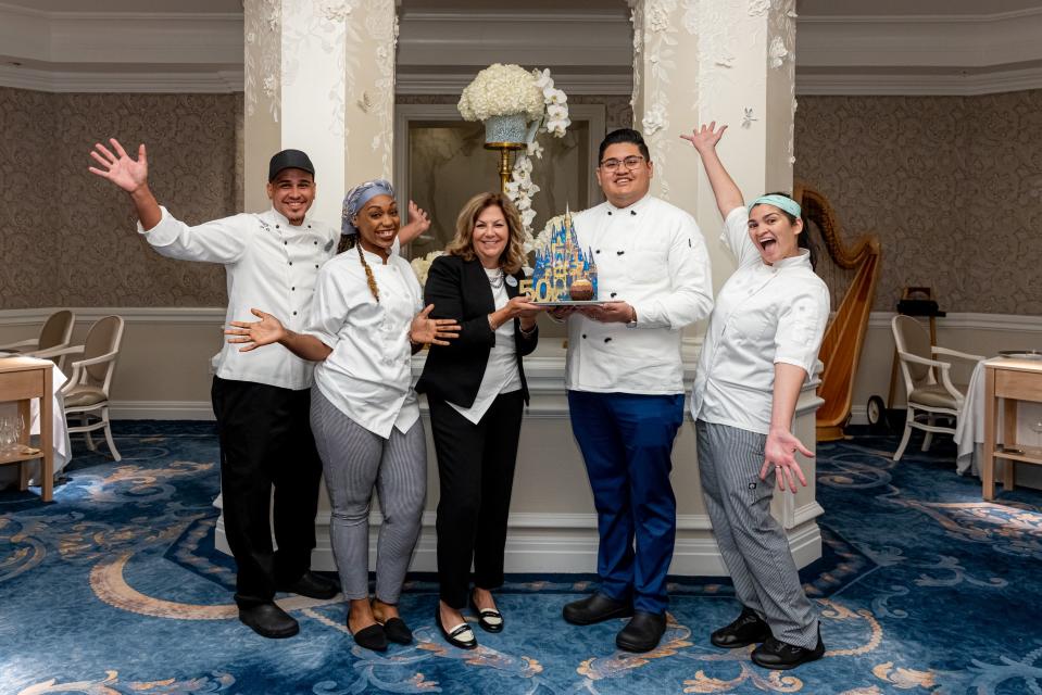 Valencia College culinary students toured Victoria & Albert's, a Disney restaurant.