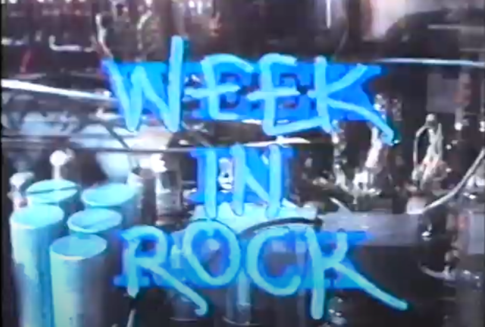 MTV’s “The Week in Rock” (MTV)