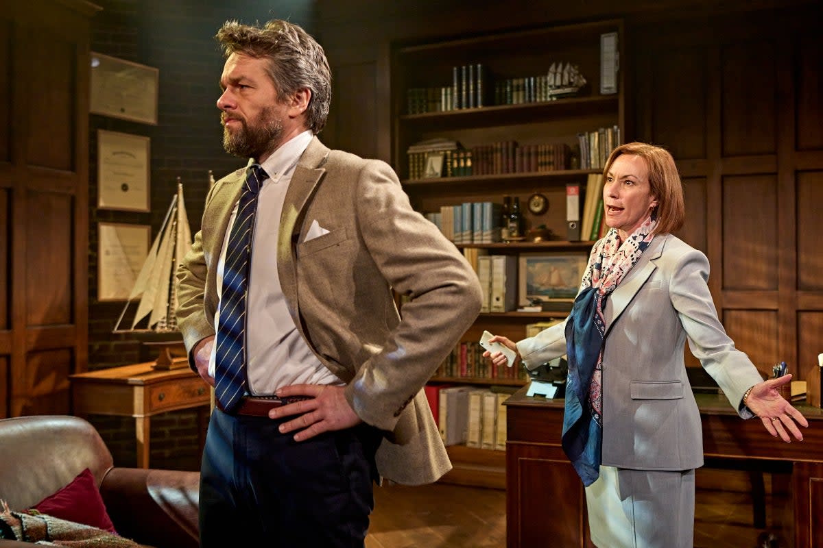 Julian Ovenden and Tanya Franks in Power of Sail (Manuel Harlan)