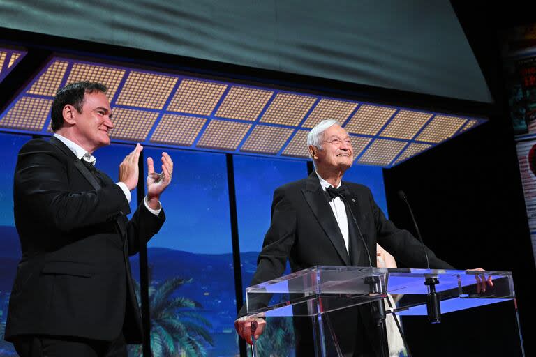 El año pasado Quentin Tarantino y Roger Corman entregaron el Gran premio del jurado del festival de Cannes 
