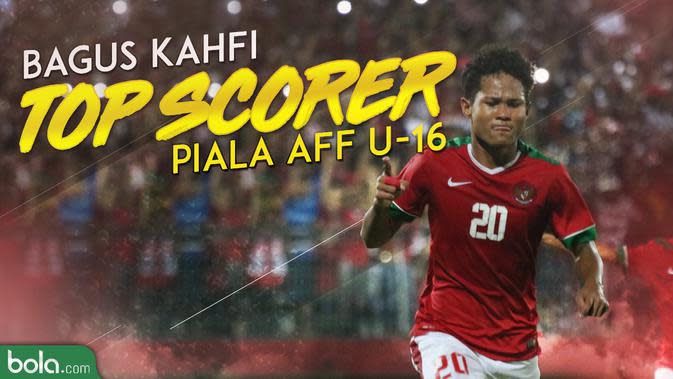 Top scorer Piala AFF U-16 2018, Bagus Kahfi. (Dok Bola.com)