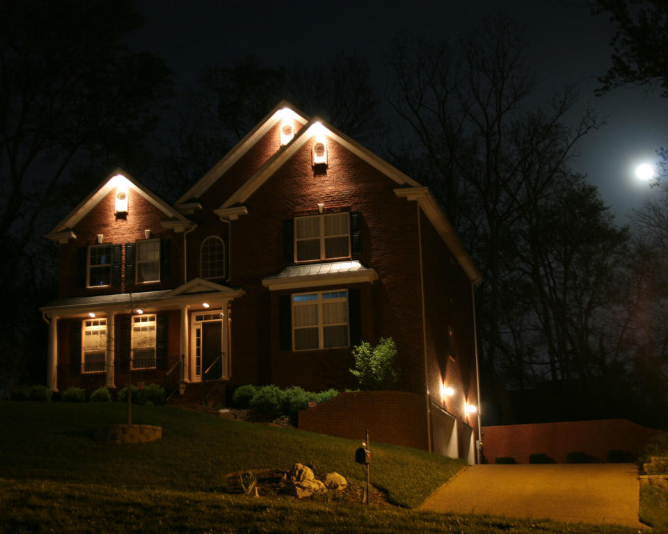 9. Use lighting to boost your home's security