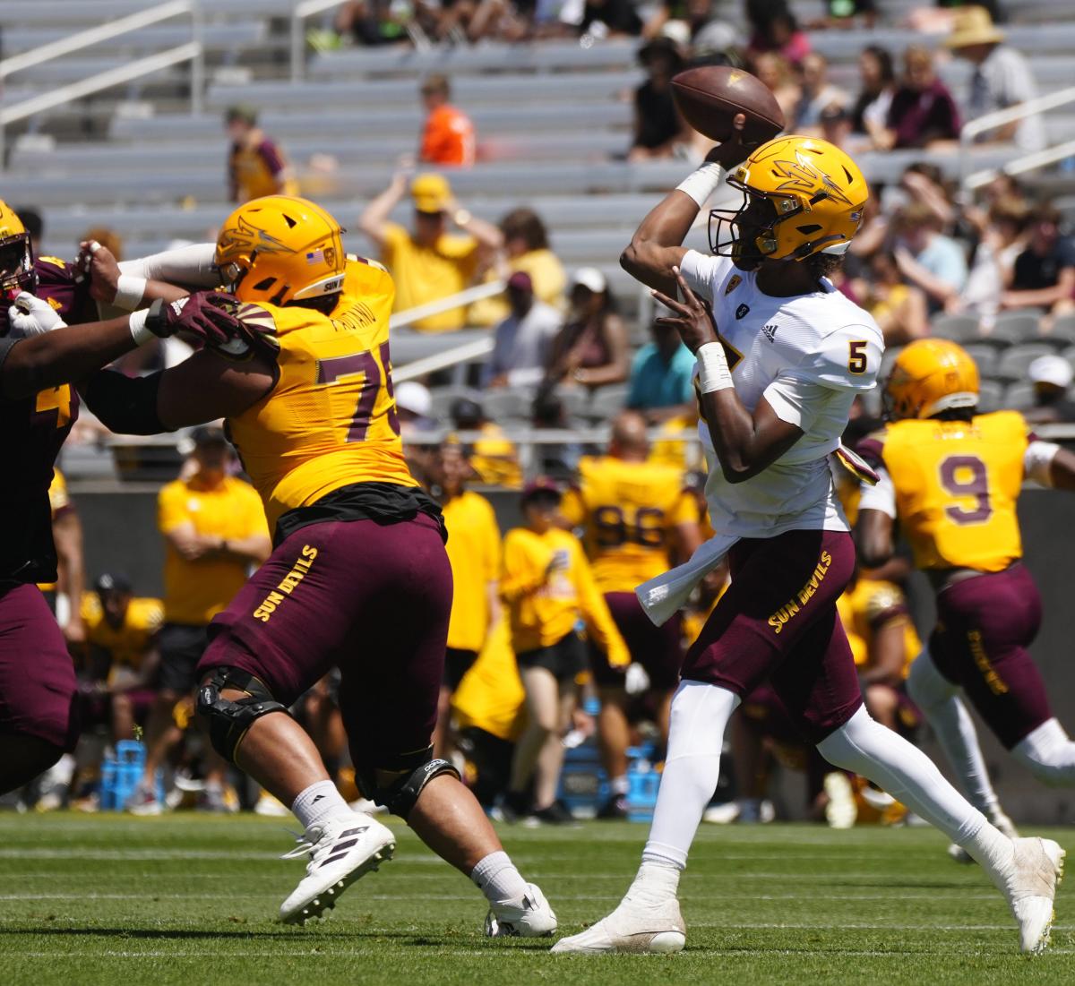 Arizona State football upsets Washington after losing starting QB